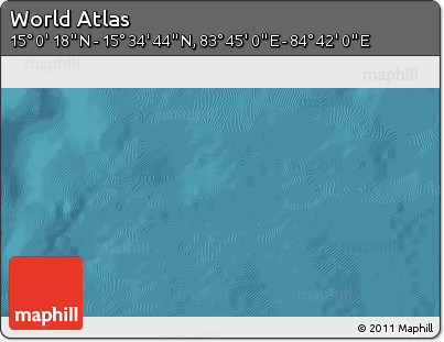 Satellite 3D Map of the Area around 15° 17' 31" N, 84° 13' 29" E