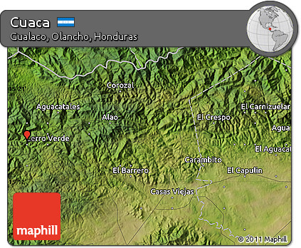 Satellite Map of Cuaca
