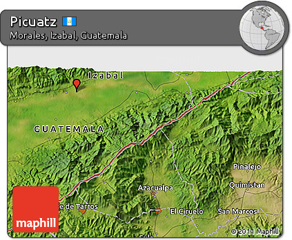 Satellite 3D Map of Picuatz