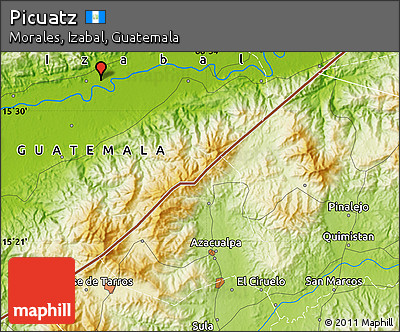 Physical Map of Picuatz