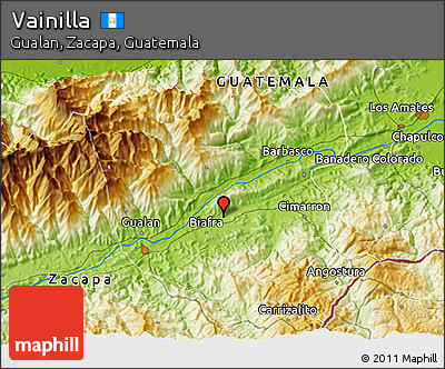 Physical 3D Map of Vainilla