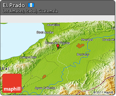 Physical 3D Map of El Prado