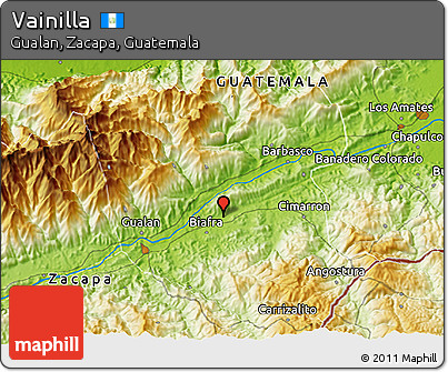 Physical 3D Map of Vainilla
