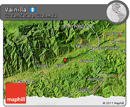 Satellite 3D Map of Vainilla