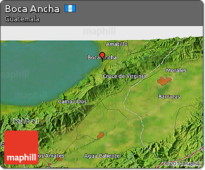 Satellite 3D Map of Boca Ancha