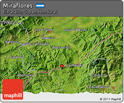 Satellite 3D Map of Miraflores