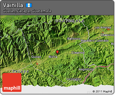 Satellite 3D Map of Vainilla