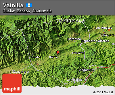 Satellite 3D Map of Vainilla