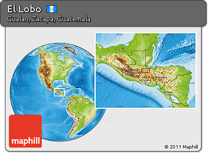 Physical Location Map of El Lobo