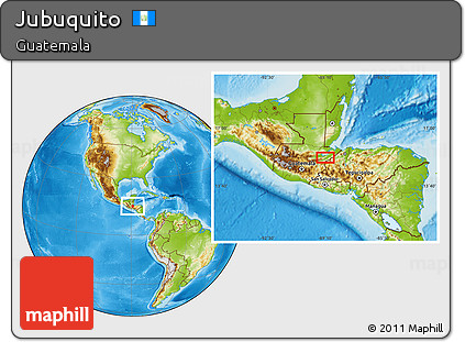 Physical Location Map of Jubuquito