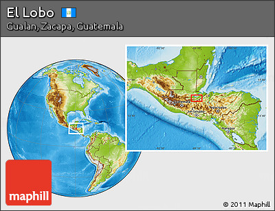 Physical Location Map of El Lobo