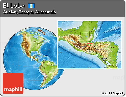 Physical Location Map of El Lobo