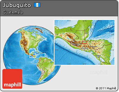 Physical Location Map of Jubuquito
