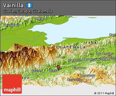 Physical Panoramic Map of Vainilla