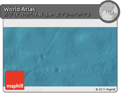 Satellite 3D Map of the Area around 15° 17' 31" N, 90° 10' 30" E