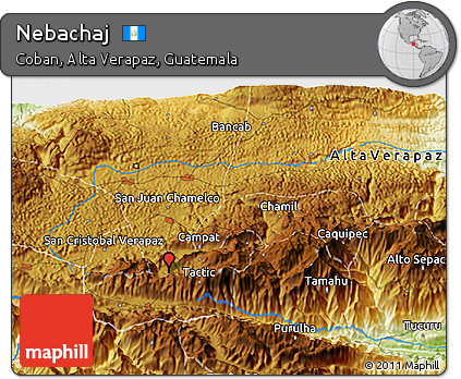 Physical 3D Map of Nebachaj