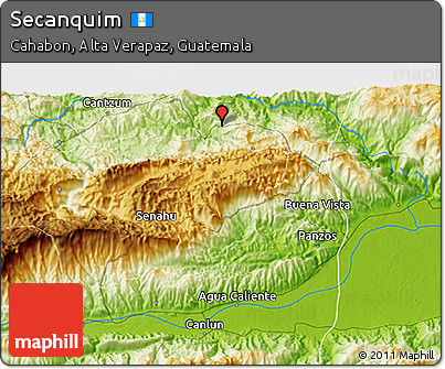 Physical 3D Map of Secanquim