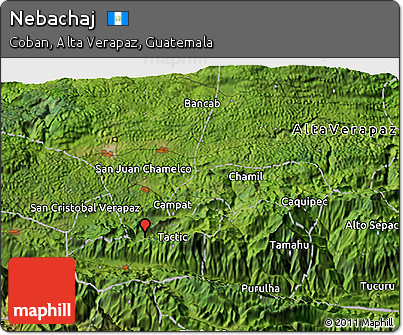 Satellite 3D Map of Nebachaj