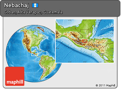 Physical Location Map of Nebachaj