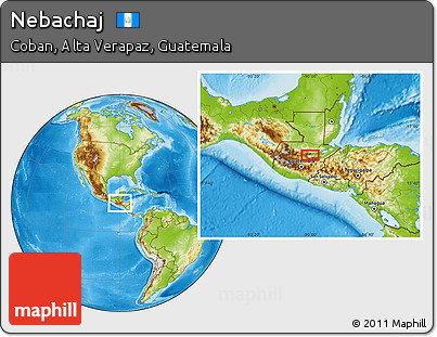 Physical Location Map of Nebachaj
