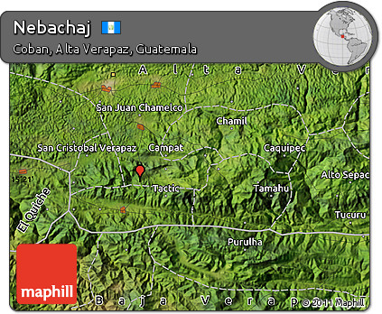 Satellite Map of Nebachaj