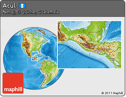Physical Location Map of Acul