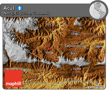 Physical Map of Acul