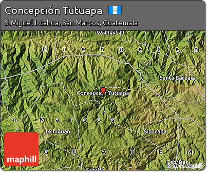 Satellite Map of Concepción Tutuapa