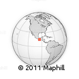 Outline Map of the Area around 15° 17' 31" N, 95° 7' 30" W, rectangular outline
