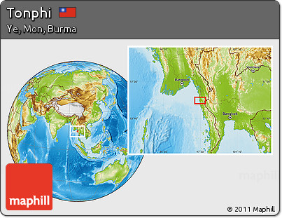 Physical Location Map of Tonphi