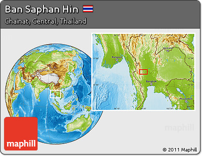 Physical Location Map of Ban Saphan Hin