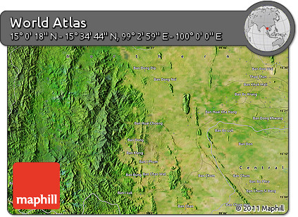 Satellite Map of the Area around 15° 17' 31" N, 99° 31' 30" E