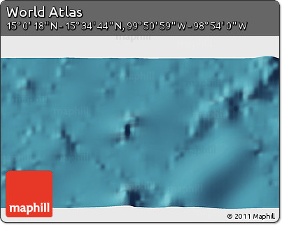 Satellite 3D Map of the Area around 15° 17' 31" N, 99° 22' 30" W