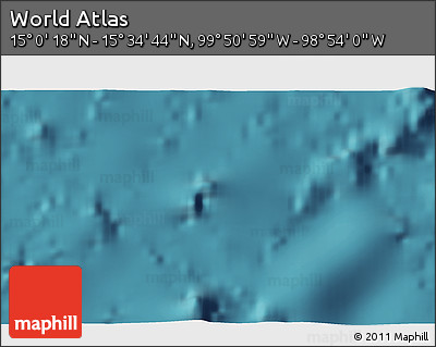 Satellite 3D Map of the Area around 15° 17' 31" N, 99° 22' 30" W