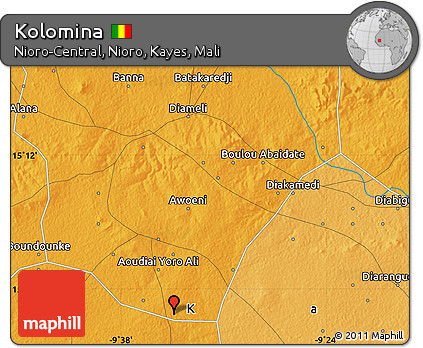 Political Map of Kolomina