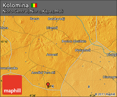 Political Map of Kolomina