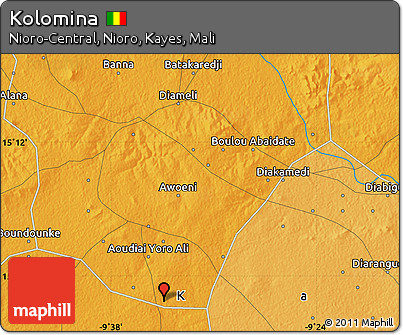 Political Map of Kolomina