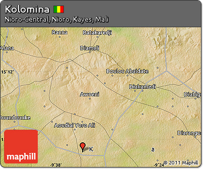 Satellite Map of Kolomina