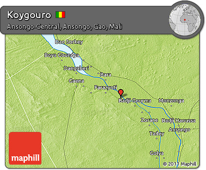 Physical 3D Map of Koygouro