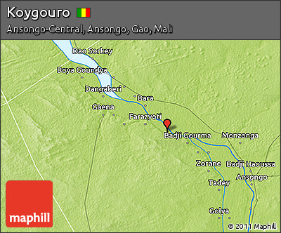 Physical 3D Map of Koygouro