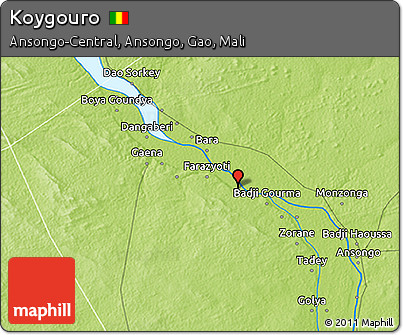 Physical 3D Map of Koygouro