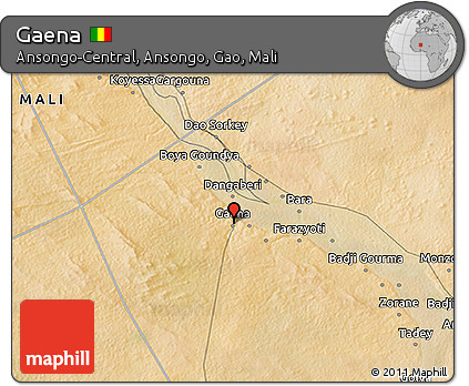 Satellite 3D Map of Gaena