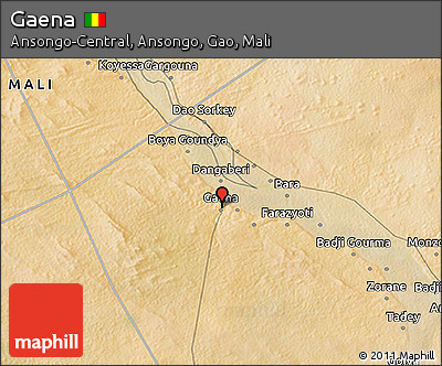 Satellite 3D Map of Gaena