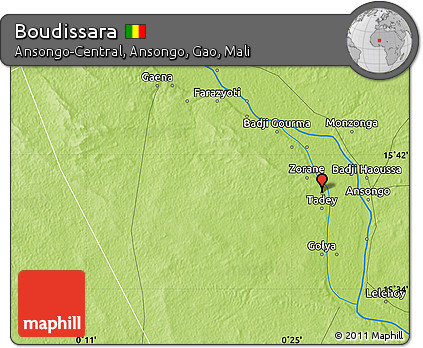 Physical Map of Boudissara