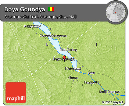 Physical Map of Boya Goundya