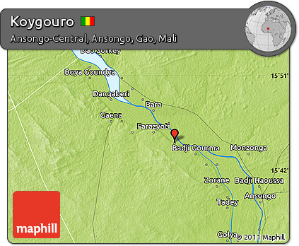 Physical Map of Koygouro