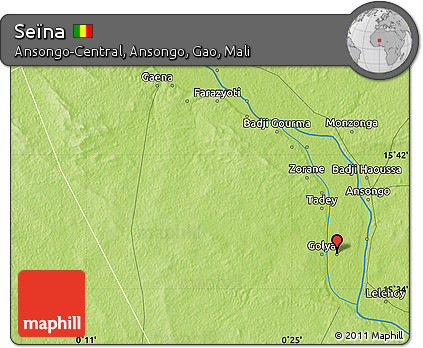 Physical Map of Seïna