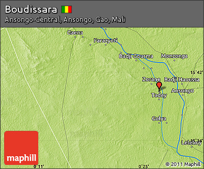 Physical Map of Boudissara