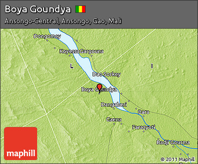 Physical Map of Boya Goundya