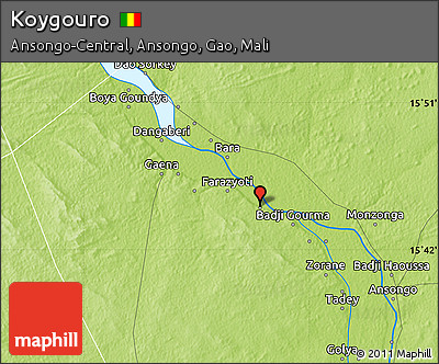 Physical Map of Koygouro